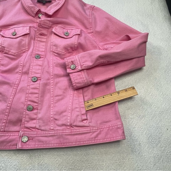 Talbots Bubblegum Pink Denim Jacket~
Size XL p ~ Dress up your casual - Picture 5 of 10